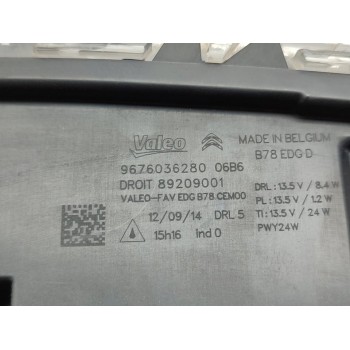 Recambio de piloto delantero derecho para citroën c4 picasso attraction referencia OEM IAM 9676036280  