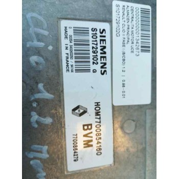 Recambio de centralita motor uce para renault clio ii fase i (b/cbo) 1.2 referencia OEM IAM HOM7700854160  