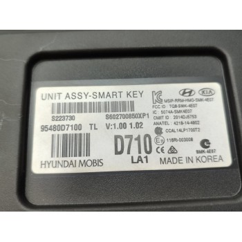 Recambio de modulo electronico para hyundai tucson style 4wd referencia OEM IAM 95480D7100  