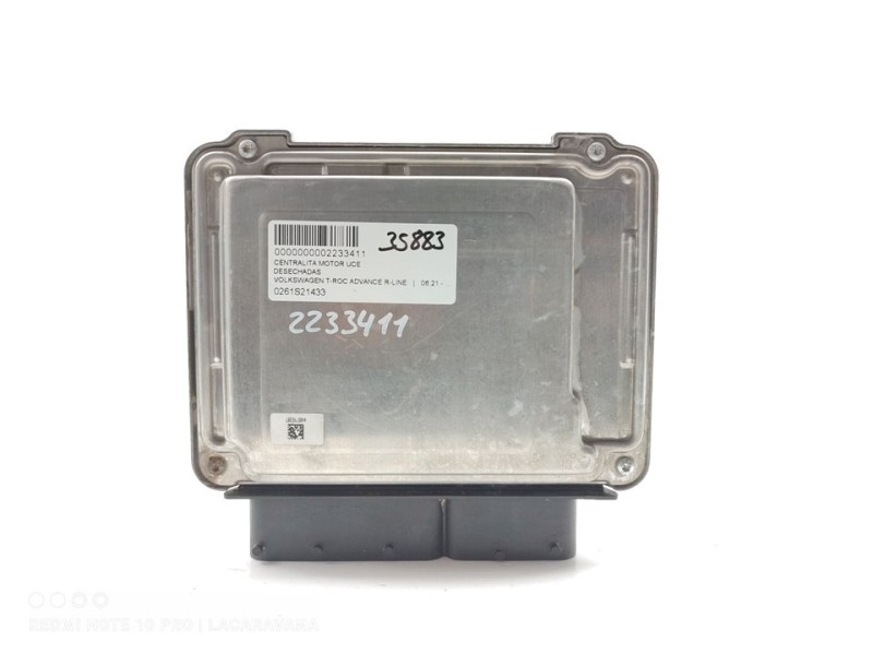 Recambio de centralita motor uce para volkswagen t-roc advance r-line referencia OEM IAM 0261S21433  