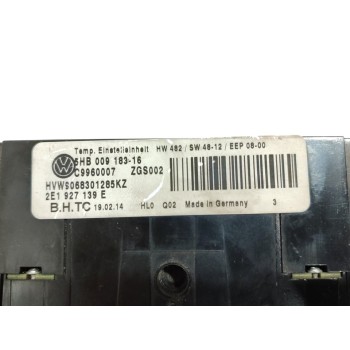 Recambio de mando climatizador para volkswagen crafter caja cerrada caja cerrada 35 referencia OEM IAM 2E1927139E  