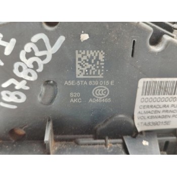 Recambio de cerradura puerta trasera izquierda para volkswagen polo advance referencia OEM IAM 5TA839015E  