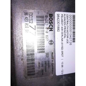 Recambio de centralita motor uce para peugeot 406 berlina (s1/s2) srdt referencia OEM IAM 9642301880  