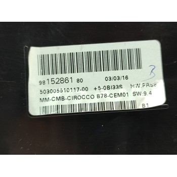 Recambio de cuadro instrumentos para citroën c4 picasso attraction referencia OEM IAM 9815286180  