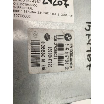 Recambio de modulo electronico para bmw serie 1 berlina (e81/e87) 118d referencia OEM IAM 6142912708802  