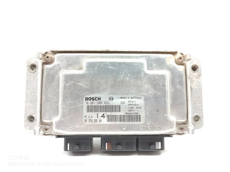 Recambio de centralita motor uce para citroën xsara picasso 1.6 16v exclusive referencia OEM IAM 9637839580  