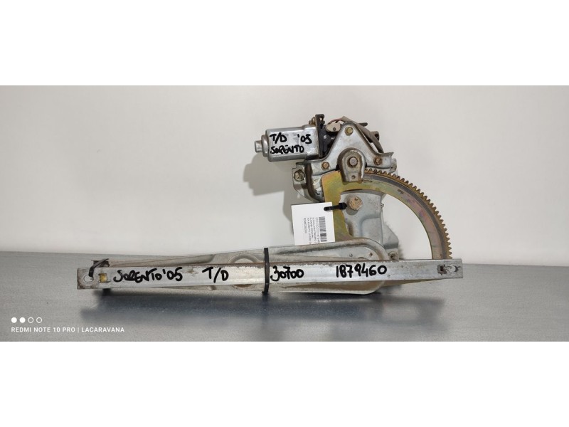 Recambio de elevalunas trasero derecho para kia sorento 2.5 crdi concept referencia OEM IAM 834603E000  