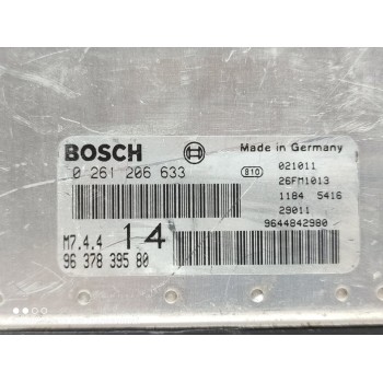 Recambio de centralita motor uce para citroën xsara picasso 1.6 16v exclusive referencia OEM IAM 9637839580  