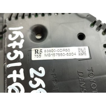 Recambio de cuadro instrumentos para toyota yaris active referencia OEM IAM 838000DR50  