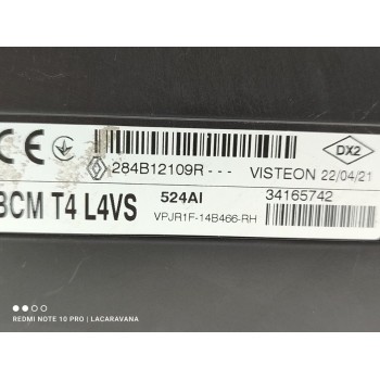 Recambio de modulo electronico para renault trafic furgón l1h1 2,9t referencia OEM IAM 284B12109R  