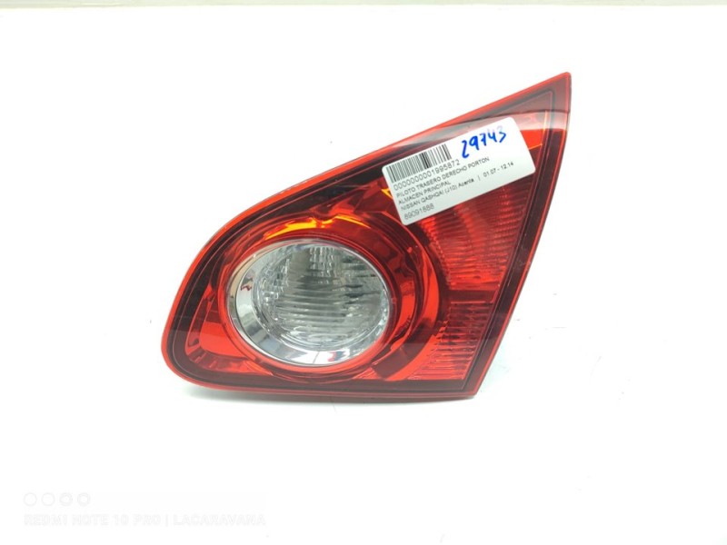 Recambio de piloto trasero derecho interior para nissan qashqai (j10) acenta referencia OEM IAM 89091888  