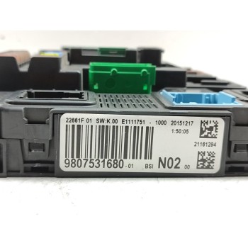 Recambio de modulo electronico para citroën c4 cactus business referencia OEM IAM 9807531680  