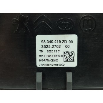 Recambio de mando climatizador para citroën berlingo furgón club m referencia OEM IAM 98340419ZD  