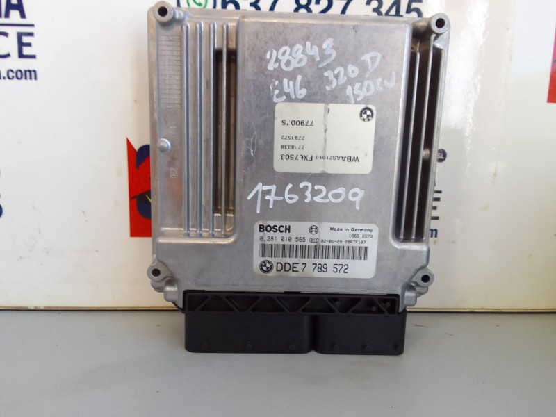 Recambio de centralita motor uce para bmw serie 3 berlina (e46) 320d referencia OEM IAM 7789572  