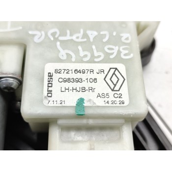 Recambio de elevalunas trasero izquierdo para renault captur ii evolution referencia OEM IAM 827216497R  