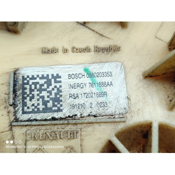 Recambio de aforador para renault megane iv berlina 5p life referencia OEM IAM 172021869R  