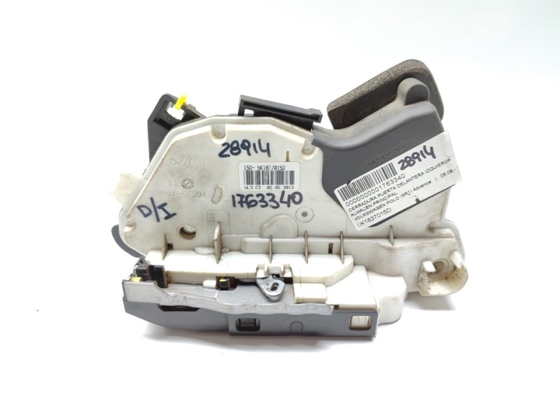 Recambio de cerradura puerta delantera izquierda para volkswagen polo (6r1) advance referencia OEM IAM 5K1837015D  