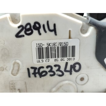 Recambio de cerradura puerta delantera izquierda para volkswagen polo (6r1) advance referencia OEM IAM 5K1837015D  