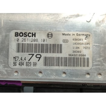 Recambio de centralita motor uce para peugeot 206 berlina play station 2 referencia OEM IAM 9648482980  