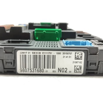 Recambio de modulo electronico para citroën c-elysée exclusive referencia OEM IAM 9807531680  