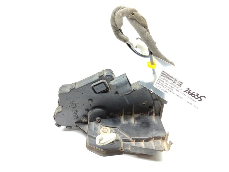 Recambio de cerradura puerta delantera derecha para bmw serie 3 berlina (e46) 320i referencia OEM IAM 51217011244  