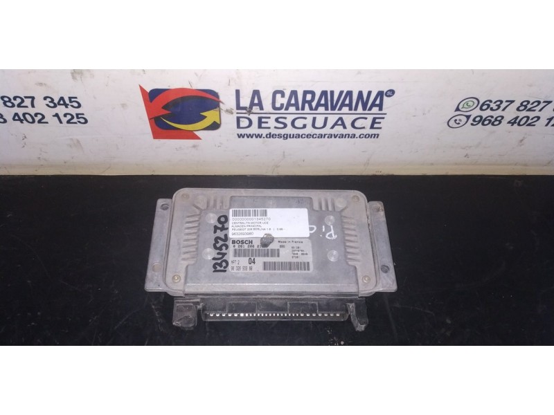 Recambio de centralita motor uce para peugeot 206 berlina 1.6 referencia OEM IAM 9632693980  