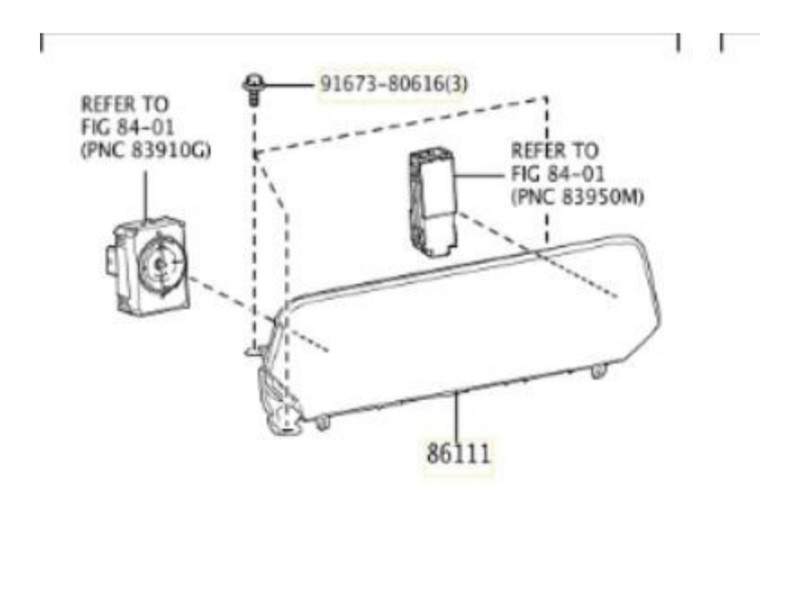 Recambio de pantalla multifuncion para lexus ux (za10) 250h referencia OEM IAM 8611176100  