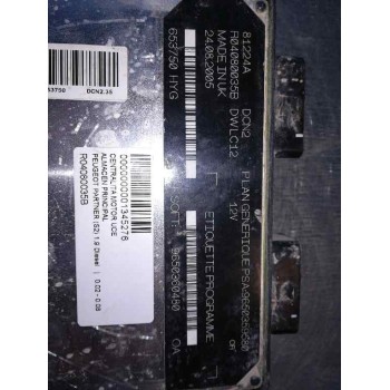 Recambio de centralita motor uce para peugeot partner (s2) 1.9 diesel referencia OEM IAM 81224A  