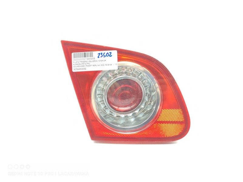 Recambio de piloto trasero izquierdo interior para volkswagen passat berlina (3c2) advance referencia OEM IAM 3C5945093E  