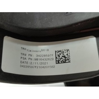 Recambio de volante para citroën c3 live referencia OEM IAM 98164326ZD  