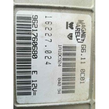 Recambio de centralita motor uce para citroën ax 1.1 referencia OEM IAM 9621760680  