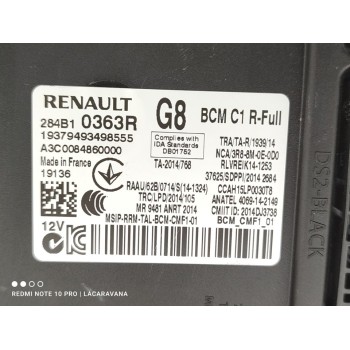 Recambio de modulo electronico para renault megane iv berlina 5p business referencia OEM IAM 284B10363R  