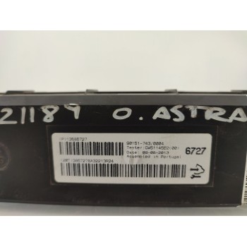 Recambio de centralita calefaccion para opel astra j lim. excellence referencia OEM IAM 13586727  