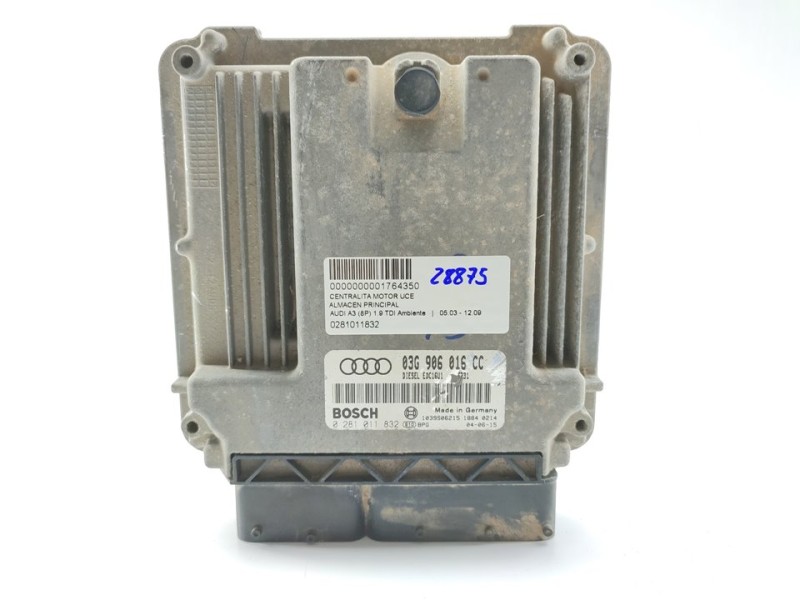 Recambio de centralita motor uce para audi a3 (8p) 1.9 tdi ambiente referencia OEM IAM 0281011832  