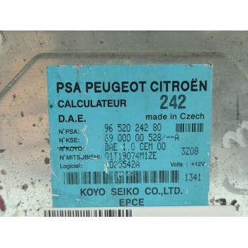 Recambio de centralita direccion para citroën c3 1.1 referencia OEM IAM 9652024280  