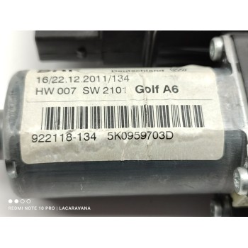 Recambio de motor elevalunas trasero izquierdo para volkswagen golf vi (5k1) advance referencia OEM IAM 5K0959703D  