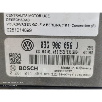 Recambio de centralita motor uce para volkswagen golf v berlina (1k1) conceptline (e) referencia OEM IAM 0281014899  