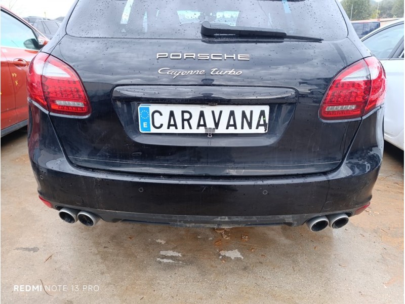Recambio de paragolpes trasero para porsche cayenne (typ 92aa) turbo referencia OEM IAM 95850541110  