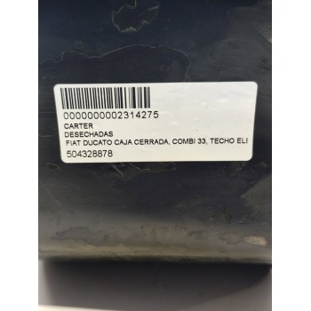 Recambio de carter para fiat ducato caja cerrada, combi 33, techo elevado (09.2006 =>) 150 teilverglast referencia OEM IAM 50432