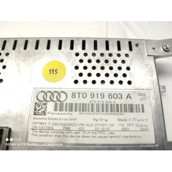 Recambio de pantalla multifuncion para audi a4 ber. (b8) básico referencia OEM IAM 8T0919603A  