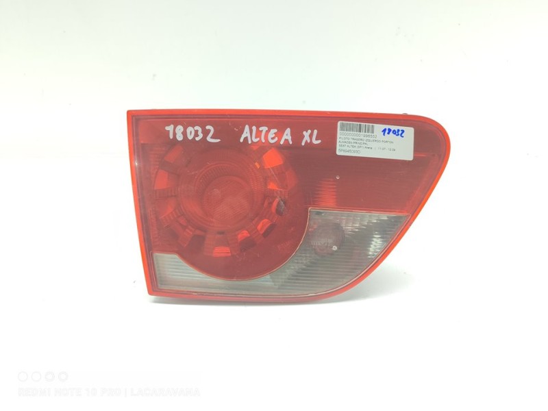 Recambio de piloto trasero izquierdo interior para seat altea (5p1) arena referencia OEM IAM 5P8945093D  