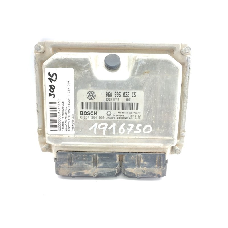 Recambio de centralita motor uce para seat toledo (1m2) 1.8 20v referencia OEM IAM 0261204969  