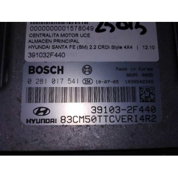 Recambio de centralita motor uce para hyundai santa fe (bm) 2.2 crdi style 4x4 referencia OEM IAM 391032F440  