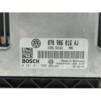 Recambio de centralita motor uce para volkswagen t5 transporter/furgoneta caja cerrada referencia OEM IAM 0281011568  