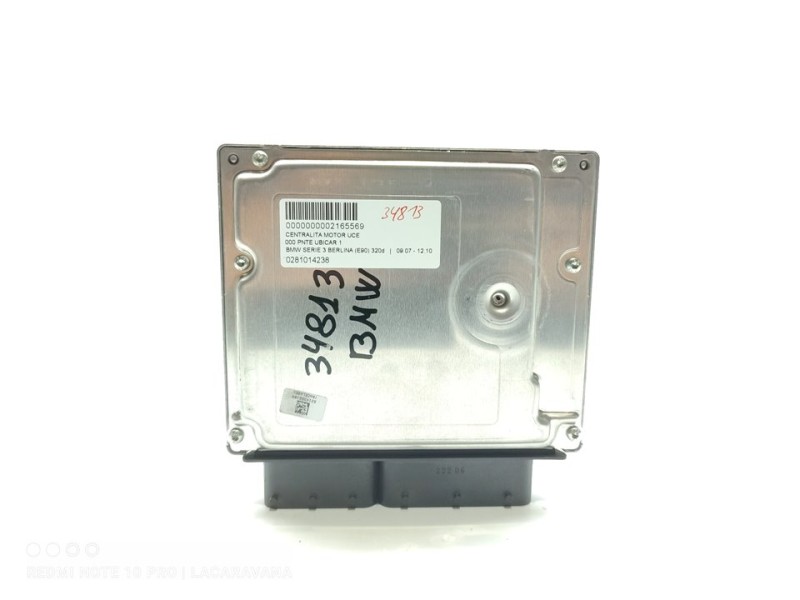 Recambio de centralita motor uce para bmw serie 3 berlina (e90) 320d referencia OEM IAM 0281014238  