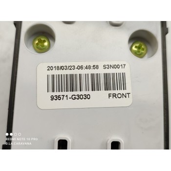 Recambio de mando elevalunas delantero izquierdo para hyundai i30 cw (pd) family referencia OEM IAM 93571G3030  