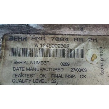 Recambio de radiador agua para mercedes-benz clase e (w124) berlina 3.0 diesel referencia OEM IAM A1245002302  