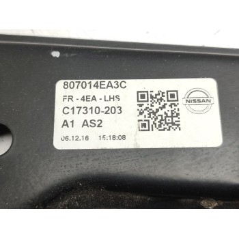 Recambio de elevalunas delantero izquierdo para nissan qashqai (j11) acenta referencia OEM IAM 807014EA3C  