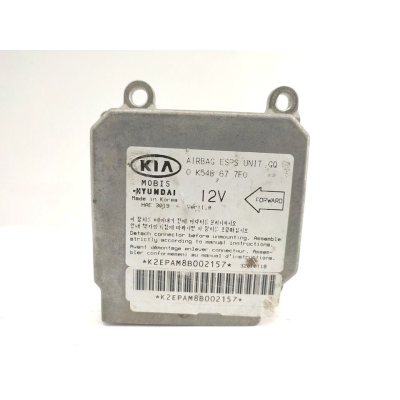 Recambio de centralita airbag para kia carnival ii 2.9 cdri ex referencia OEM IAM 0K54B677F0  