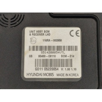 Recambio de modulo electronico para hyundai i20 style referencia OEM IAM 95400C8110  